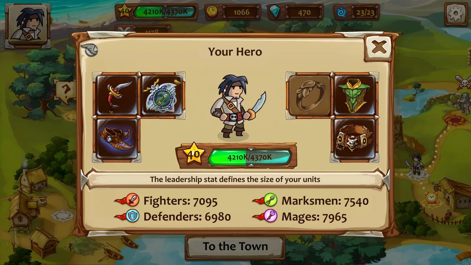 Braveland Heroes — скриншот