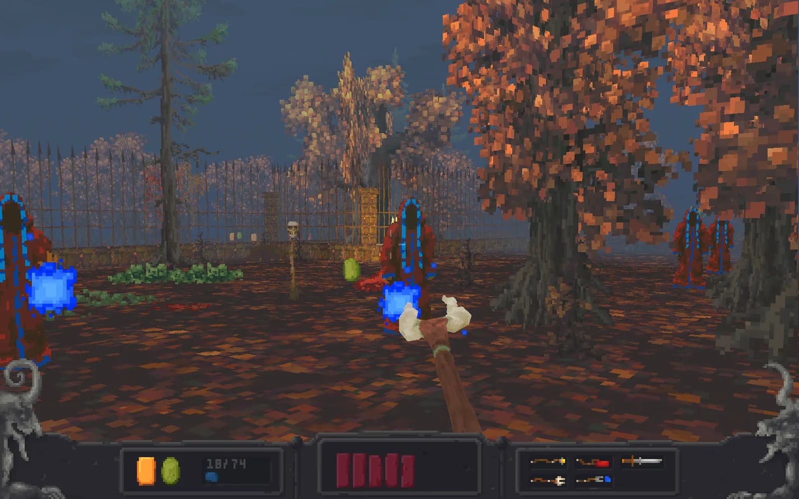 Autumn Night 3D Shooter — скриншот