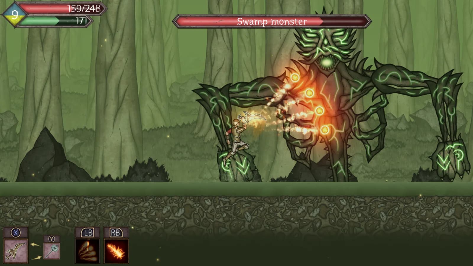 Runic Curse Remastered — скриншот