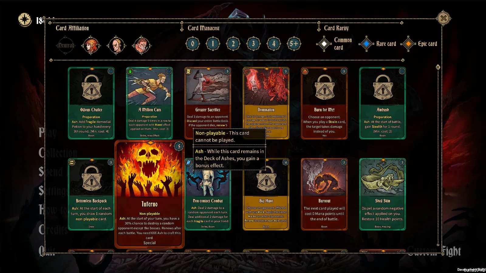 Deck of Ashes — скриншот