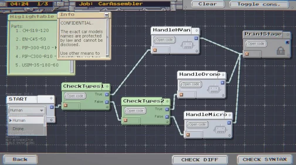Dystopian Debugger — скриншот