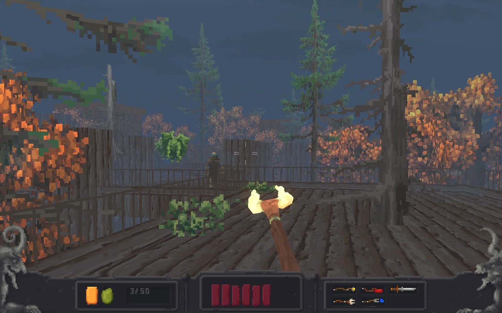 Autumn Night 3D Shooter — скриншот