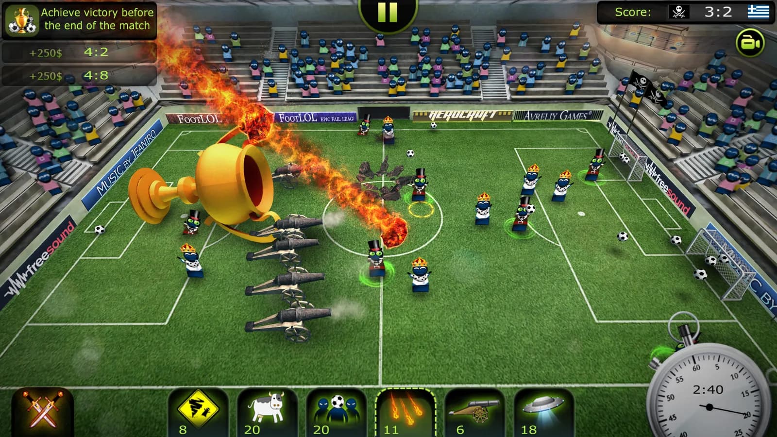 FootLOL: Epic Soccer League — скриншот