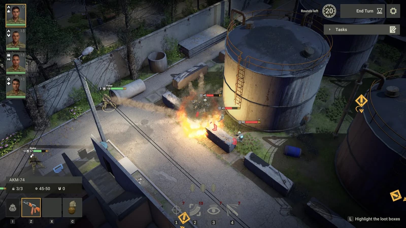 Future War Tactics: SOF vs Alien Invasion – Turn-Based Strategy — скриншот