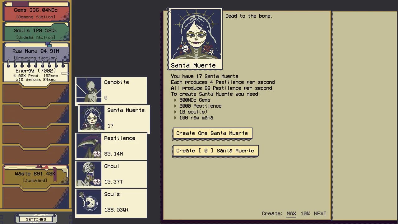 Underworld Idle — скриншот