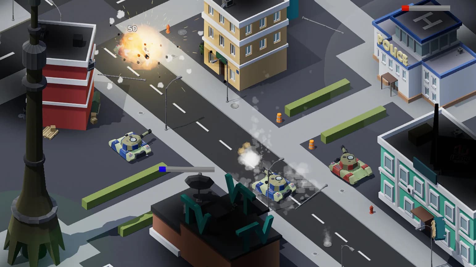 Tank Rampage — скриншот