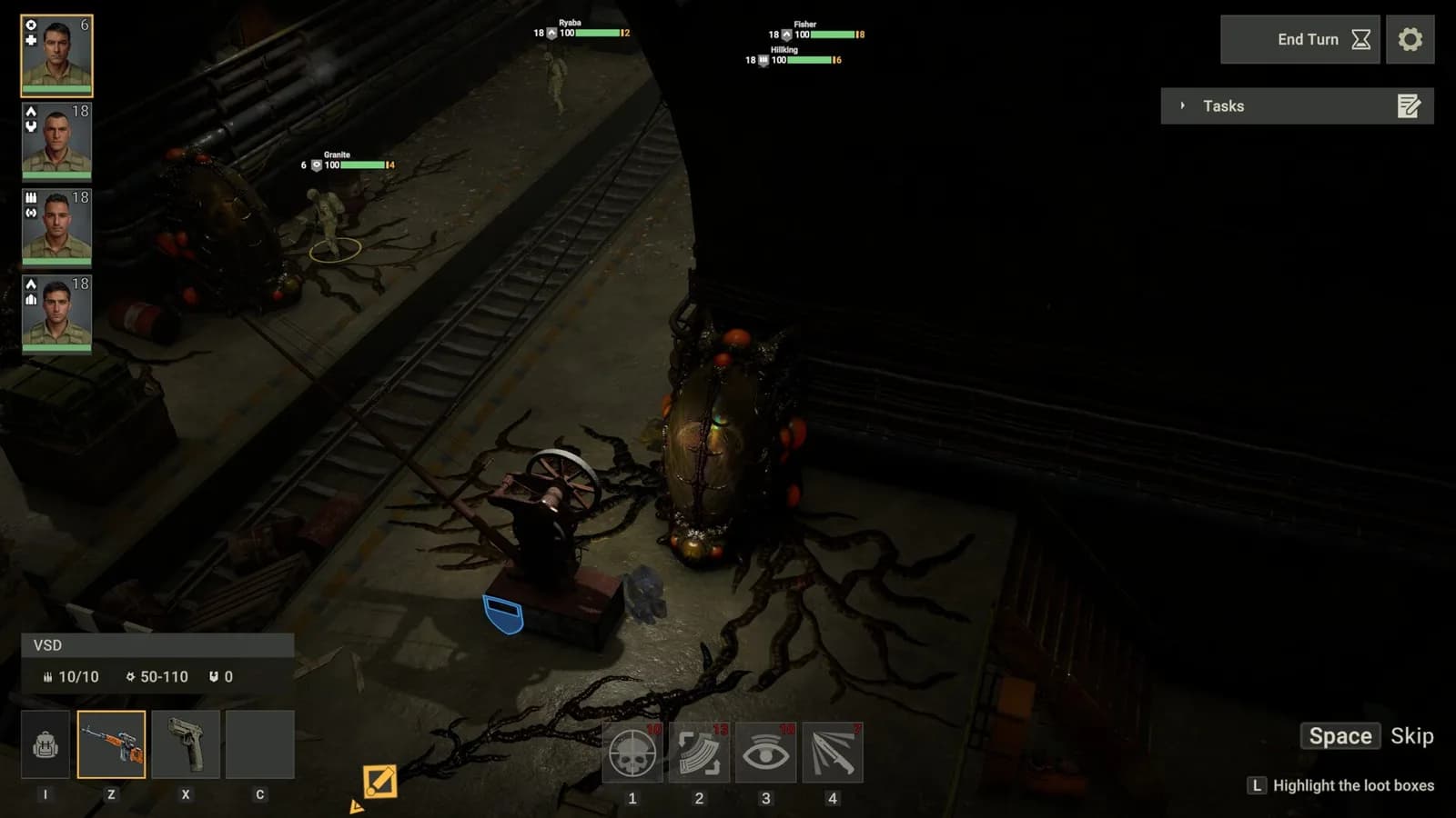 Future War Tactics: SOF vs Alien Invasion – Turn-Based Strategy — скриншот