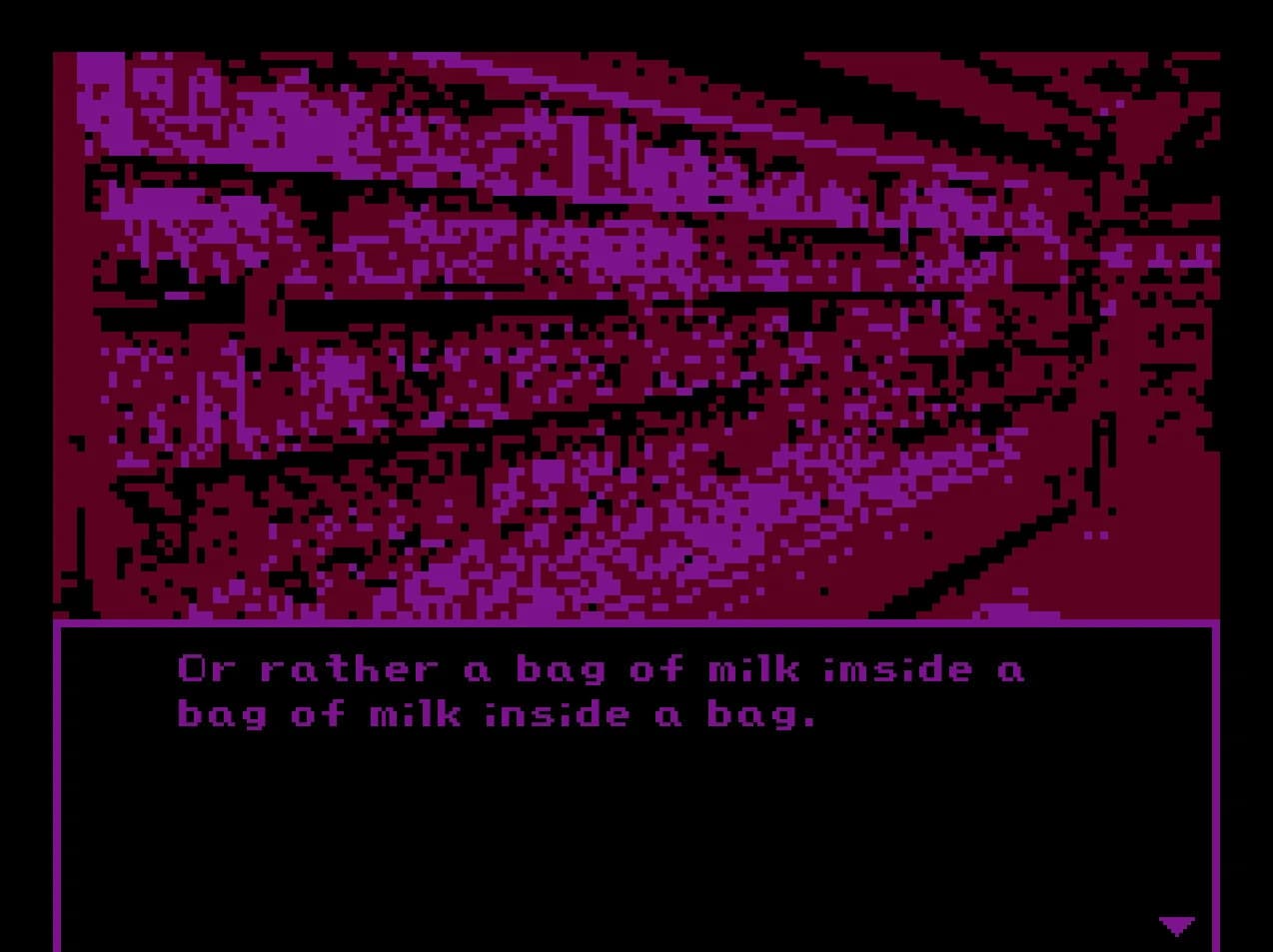 Milk inside a bag of milk inside a bag of milk — скриншот