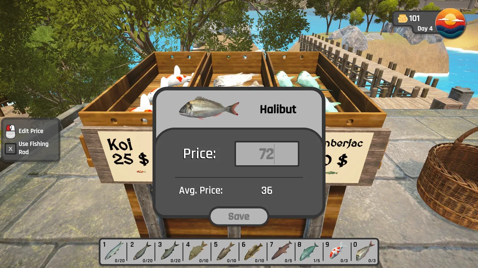 Sea Town - Fish Market Simulator — скриншот