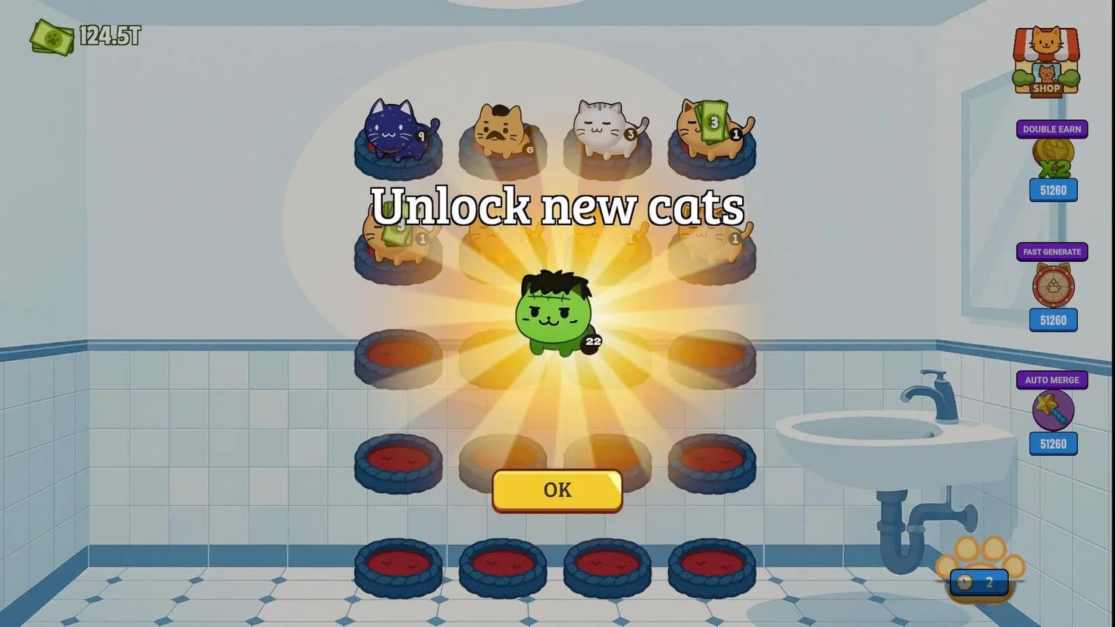 Merge Cats Idle Evolution — скриншот
