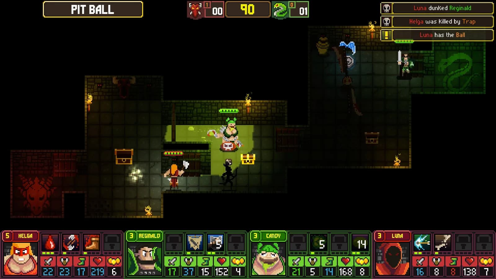 Dungeon League — скриншот