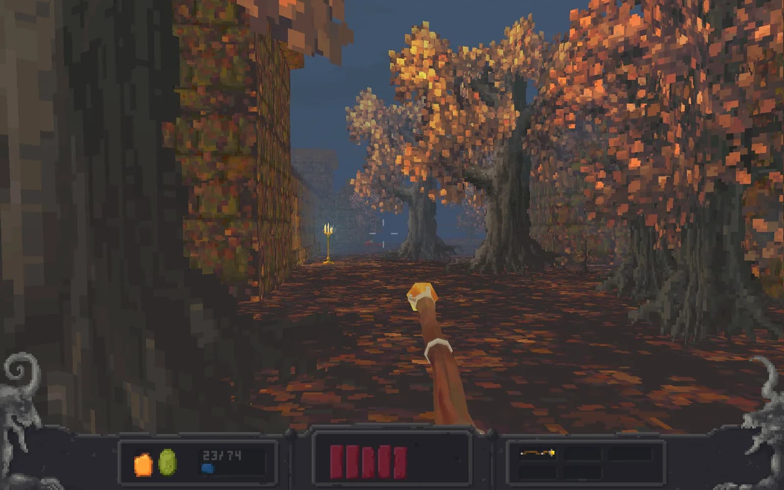 Autumn Night 3D Shooter — скриншот
