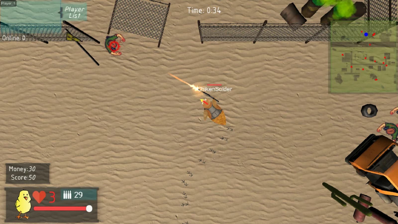 Chicken Wars — скриншот