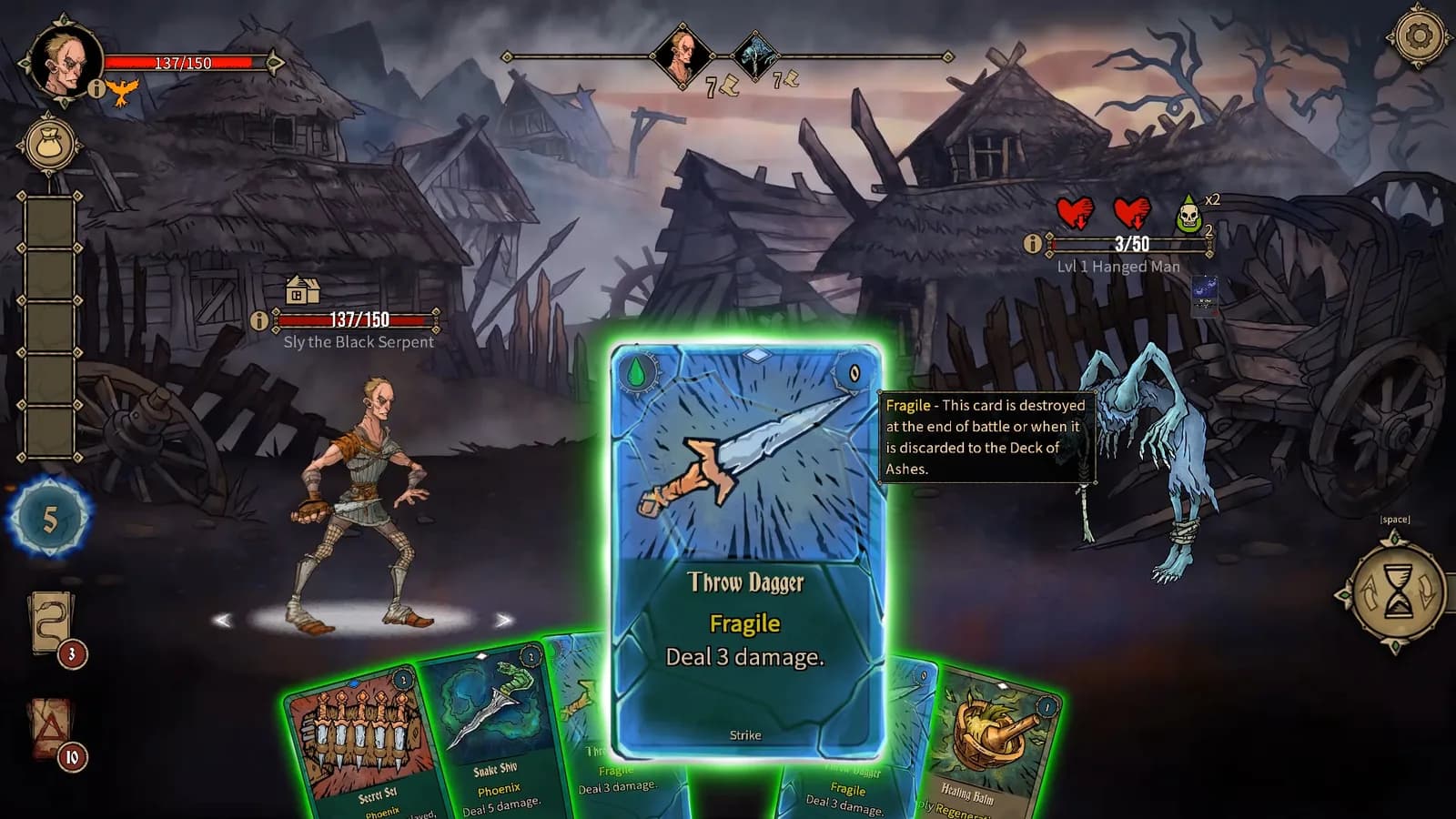 Deck of Ashes — скриншот