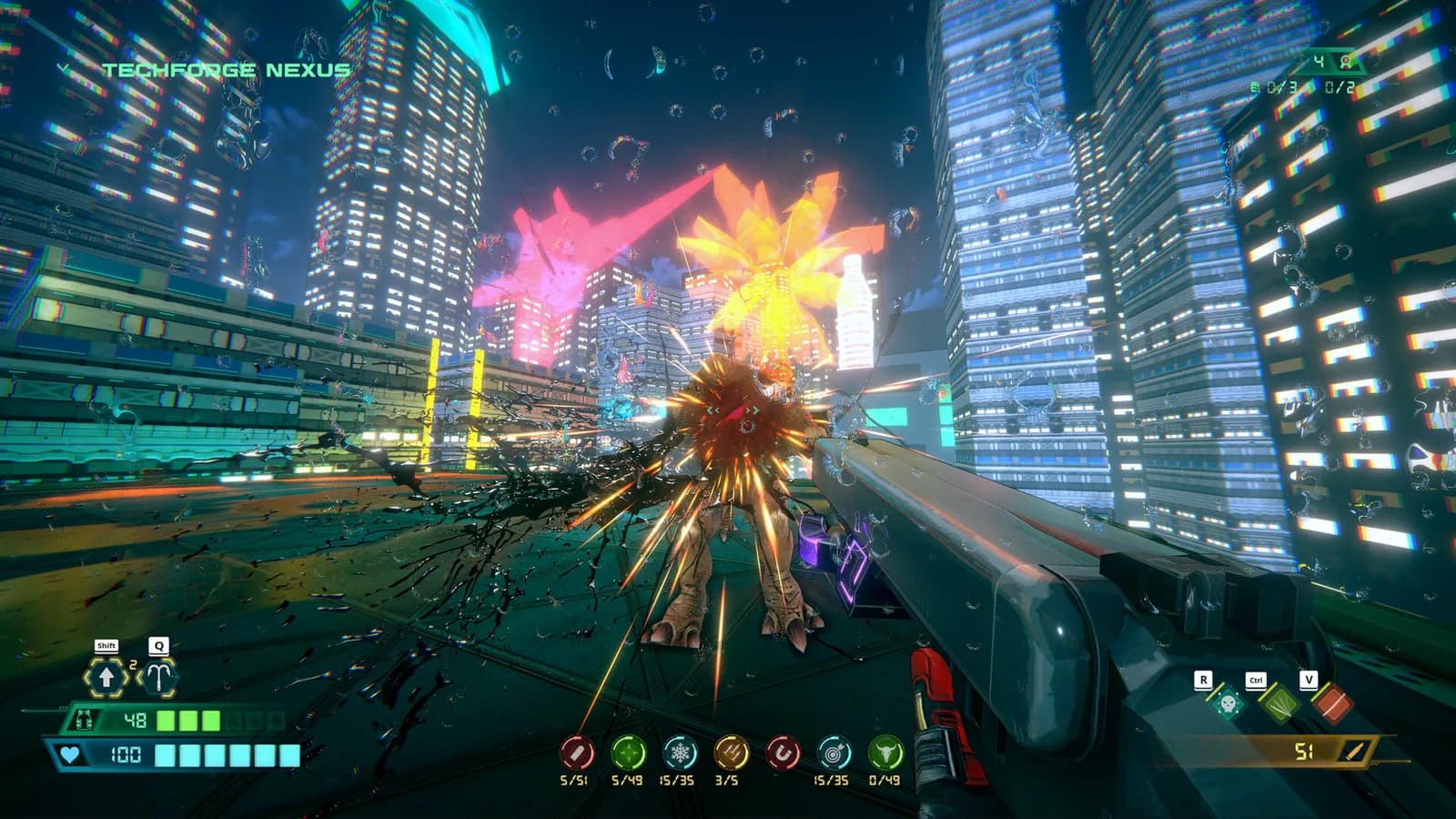 Neon Extermination — скриншот
