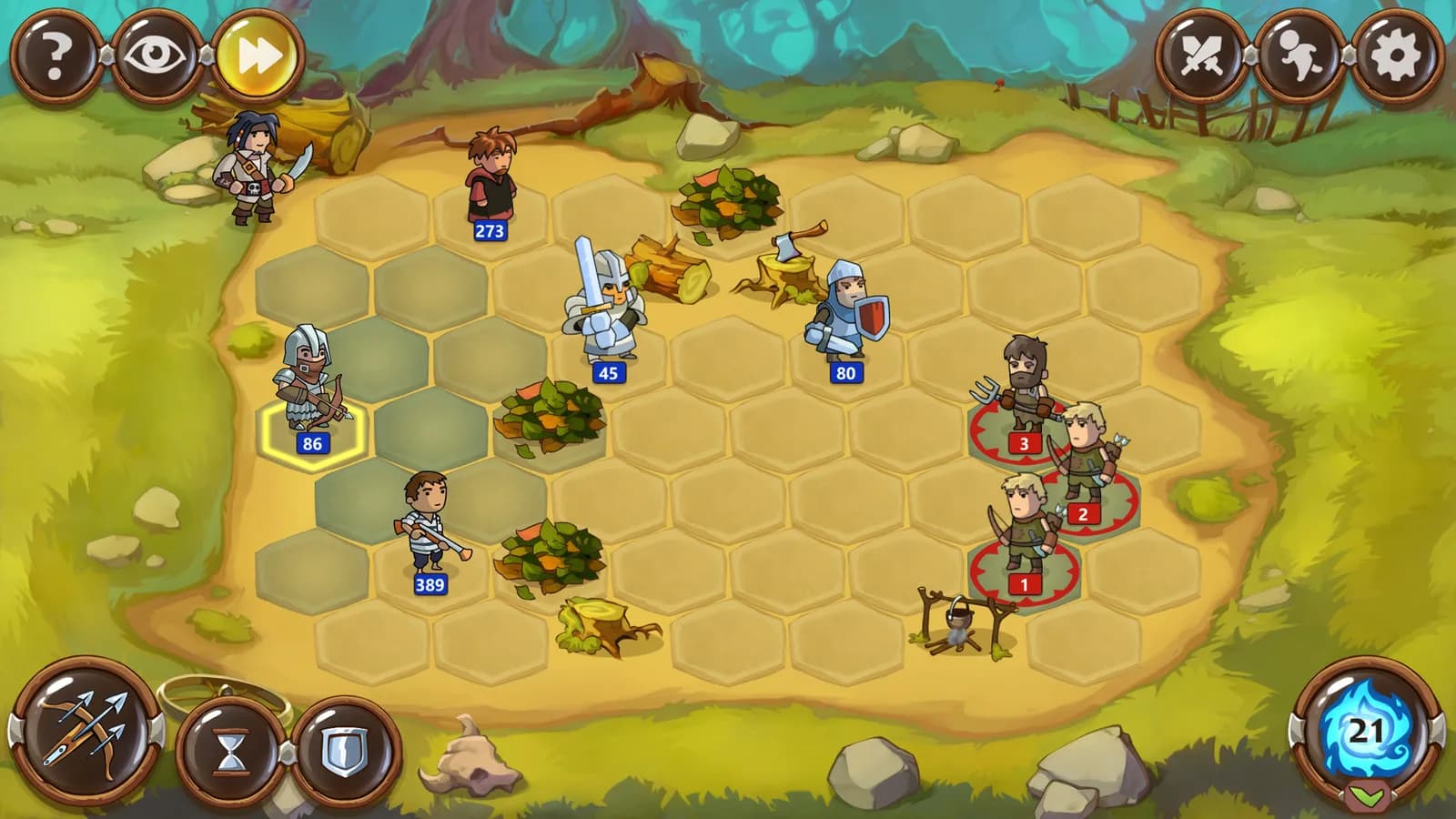 Braveland Heroes — скриншот