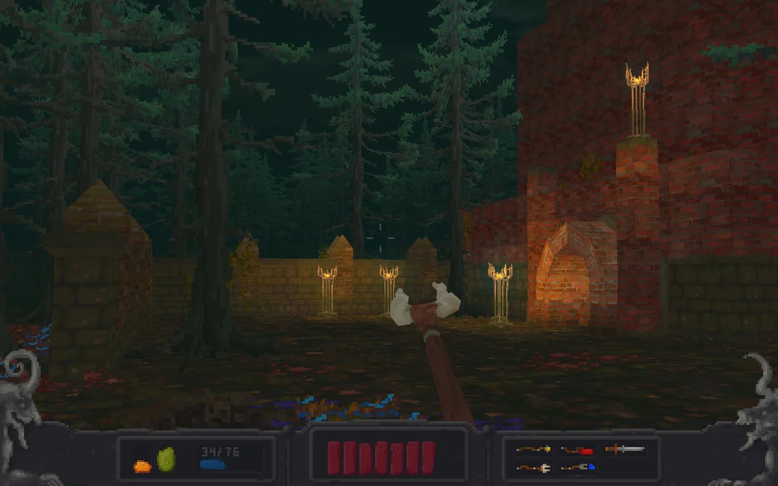 Autumn Night 3D Shooter — скриншот