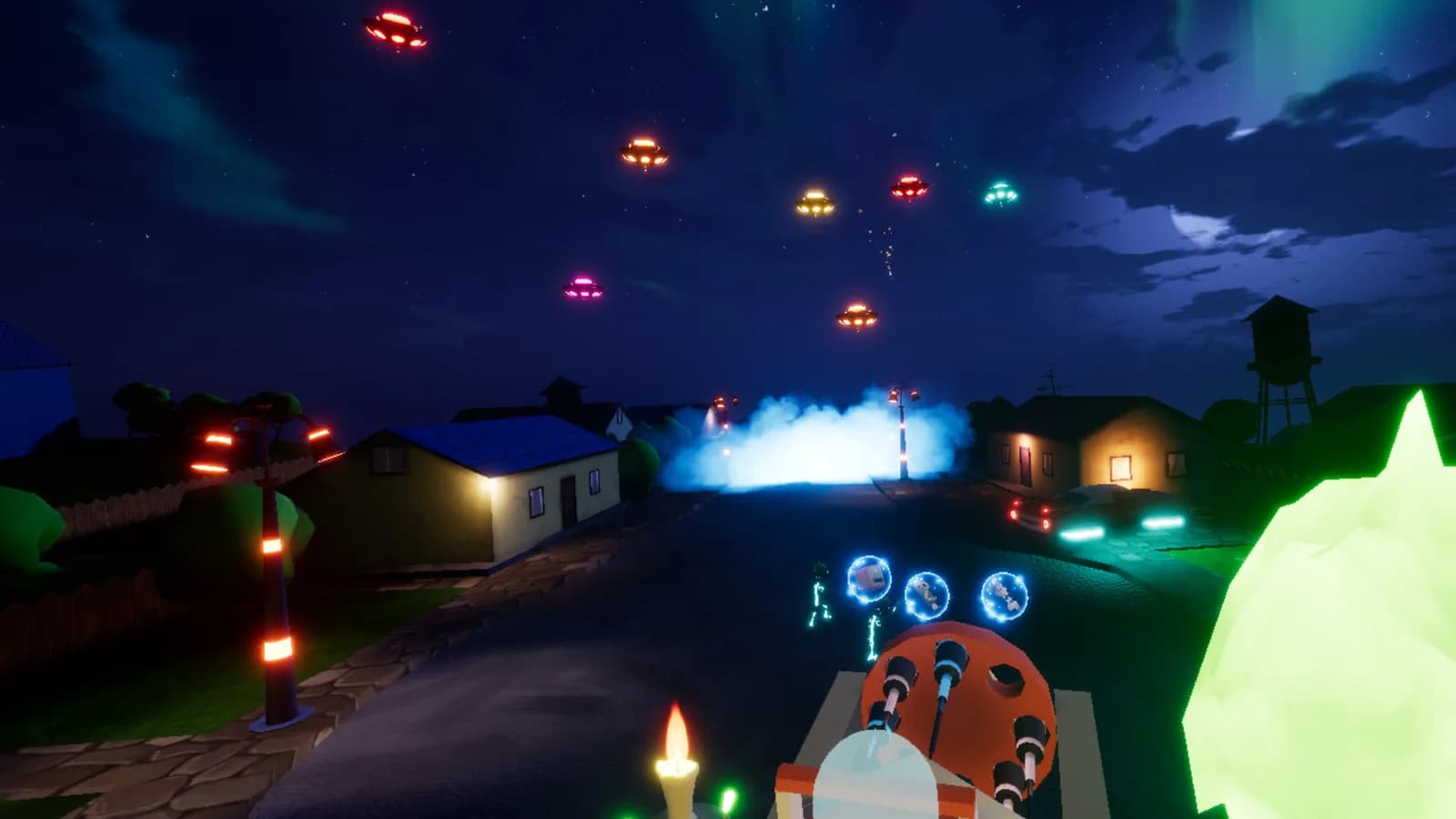 Aliens In The Yard — скриншот