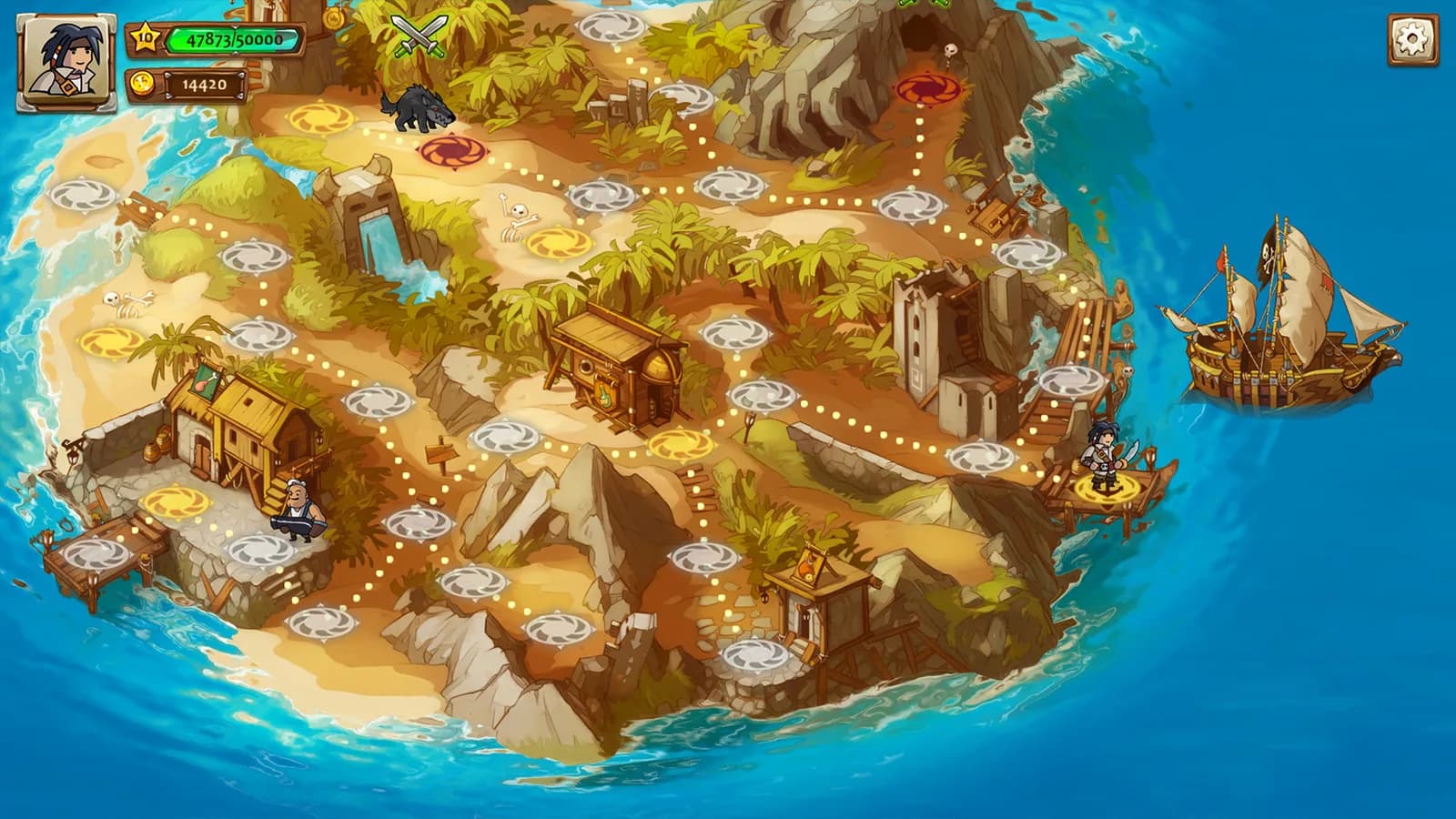 Braveland Pirate — скриншот