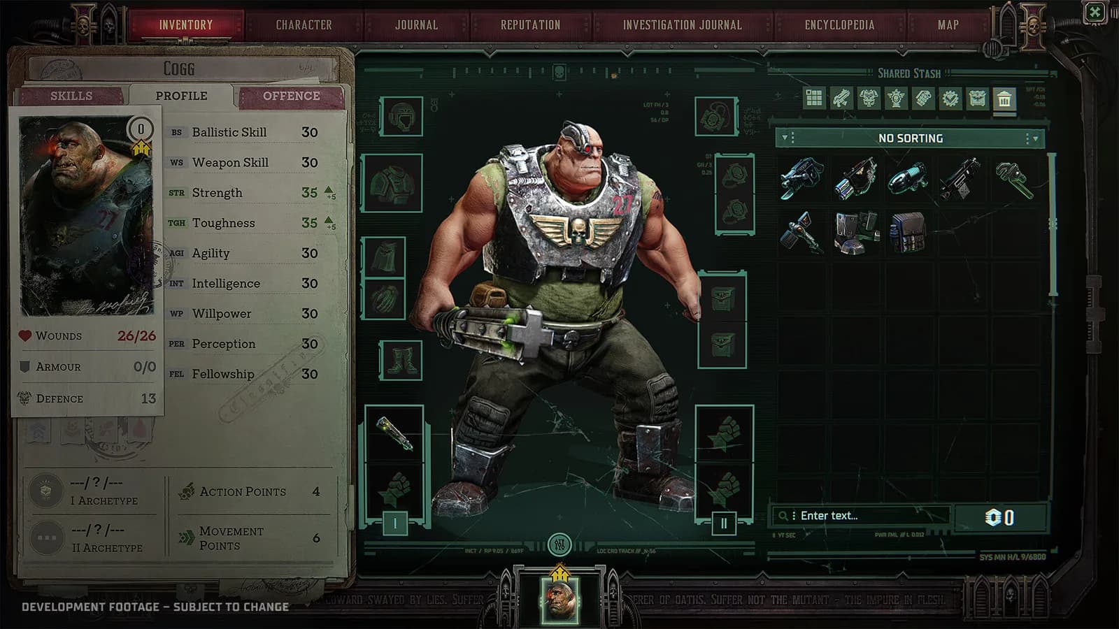 Warhammer 40,000: Dark Heresy — скриншот
