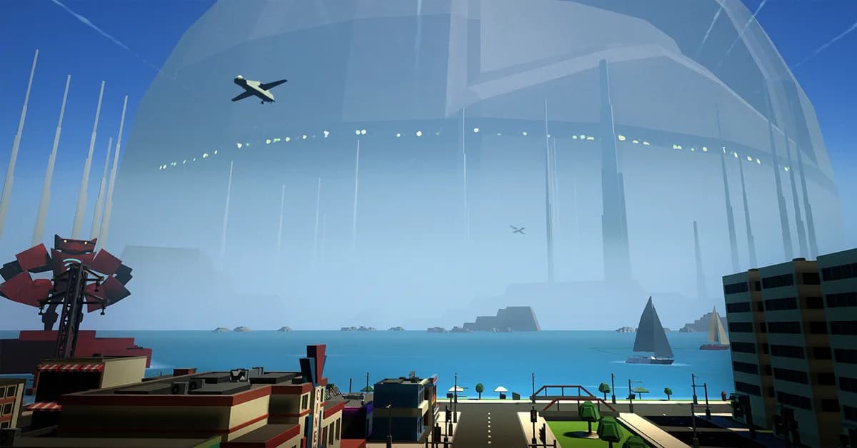 VRobot: VR Giant Robot Destruction Simulator — скриншот