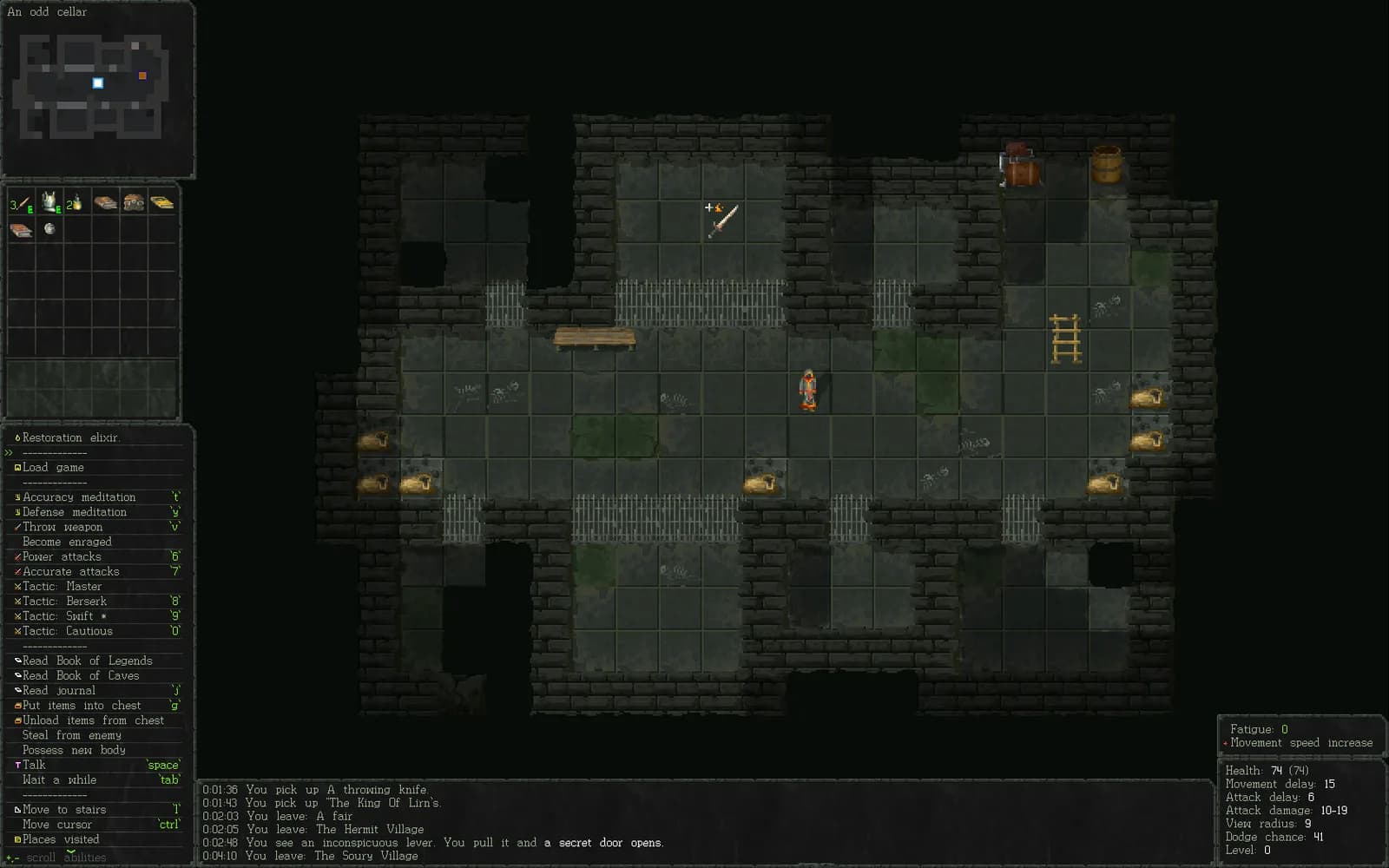 Vanilla Bagel: The Roguelike — скриншот