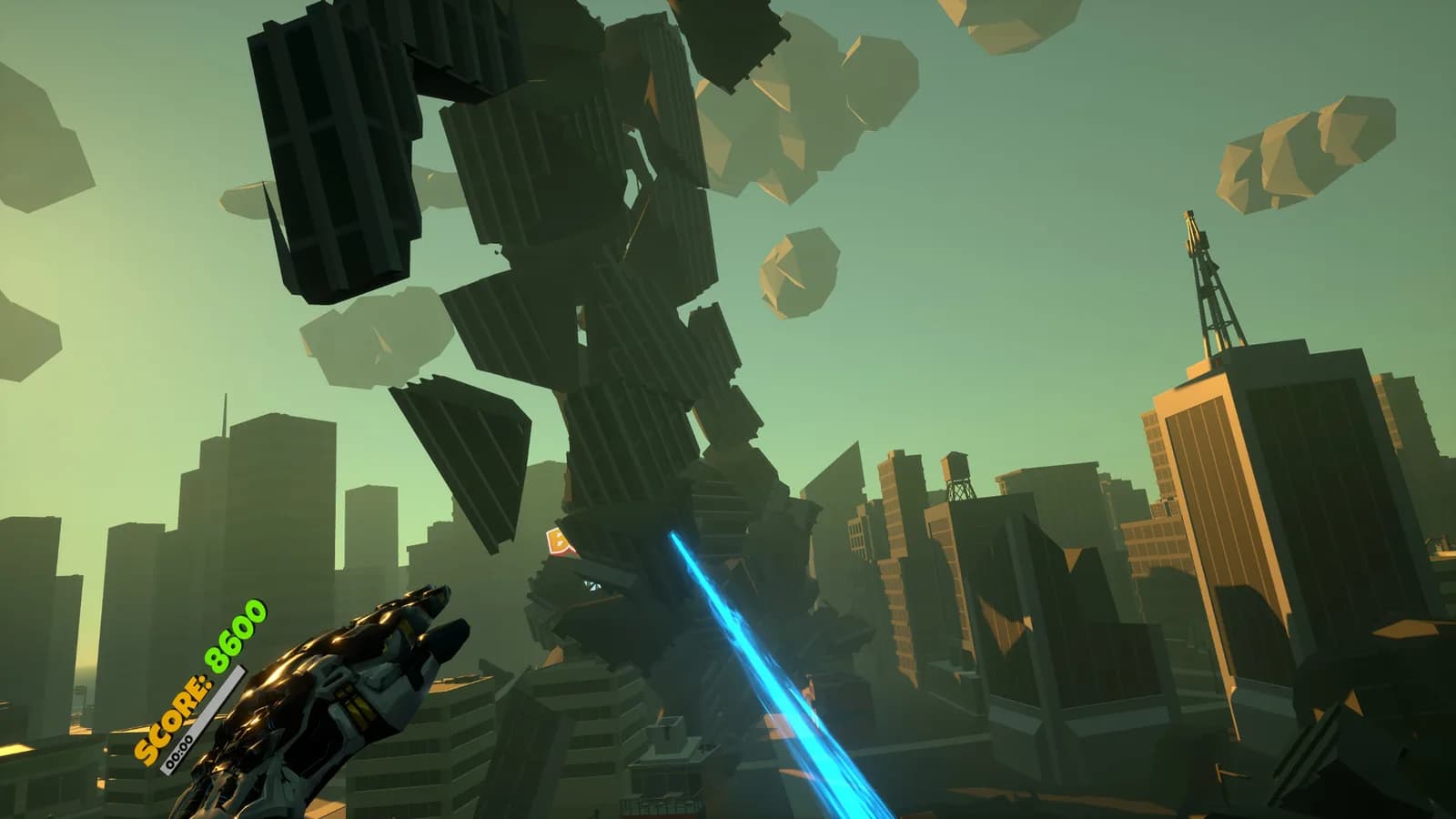 VRobot: VR Giant Robot Destruction Simulator — скриншот