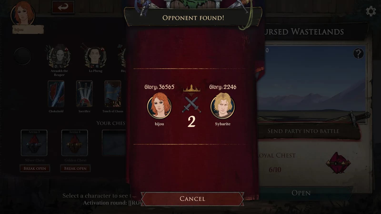 Ash of Gods: Arena — скриншот