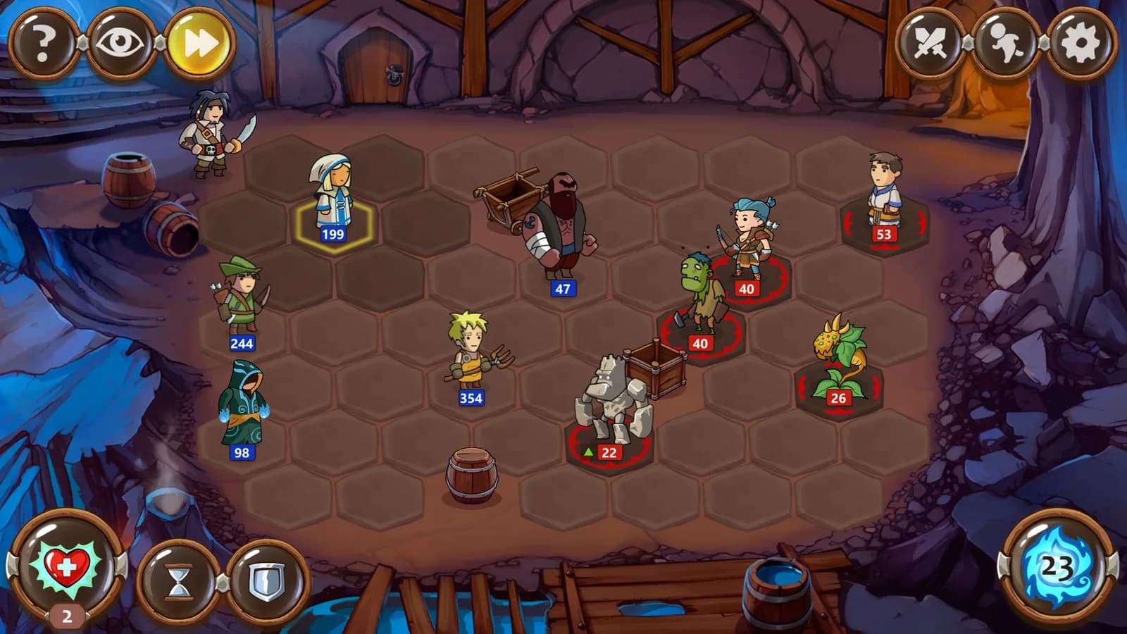 Braveland Heroes — скриншот