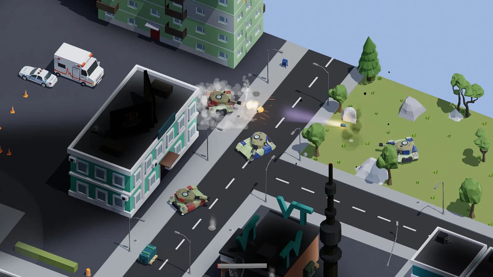 Tank Rampage — скриншот