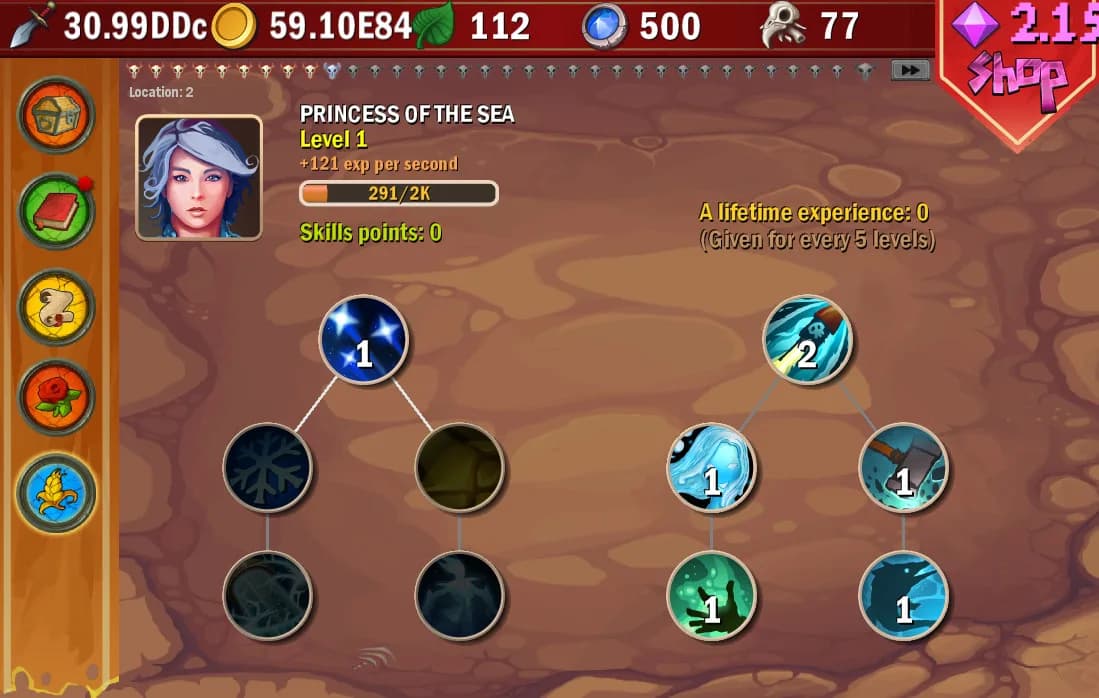 DPS IDLE — скриншот