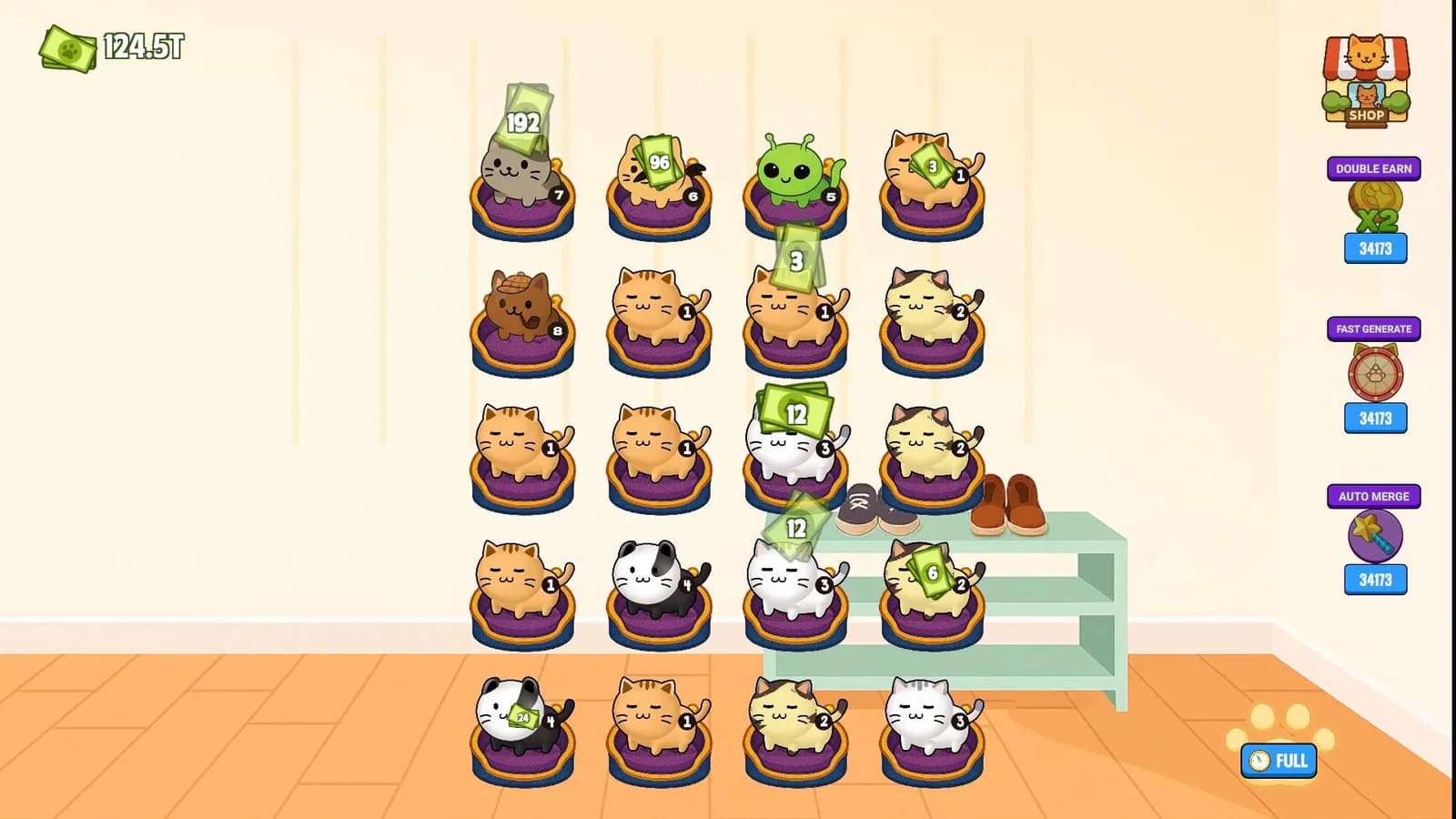 Merge Cats Idle Evolution — скриншот