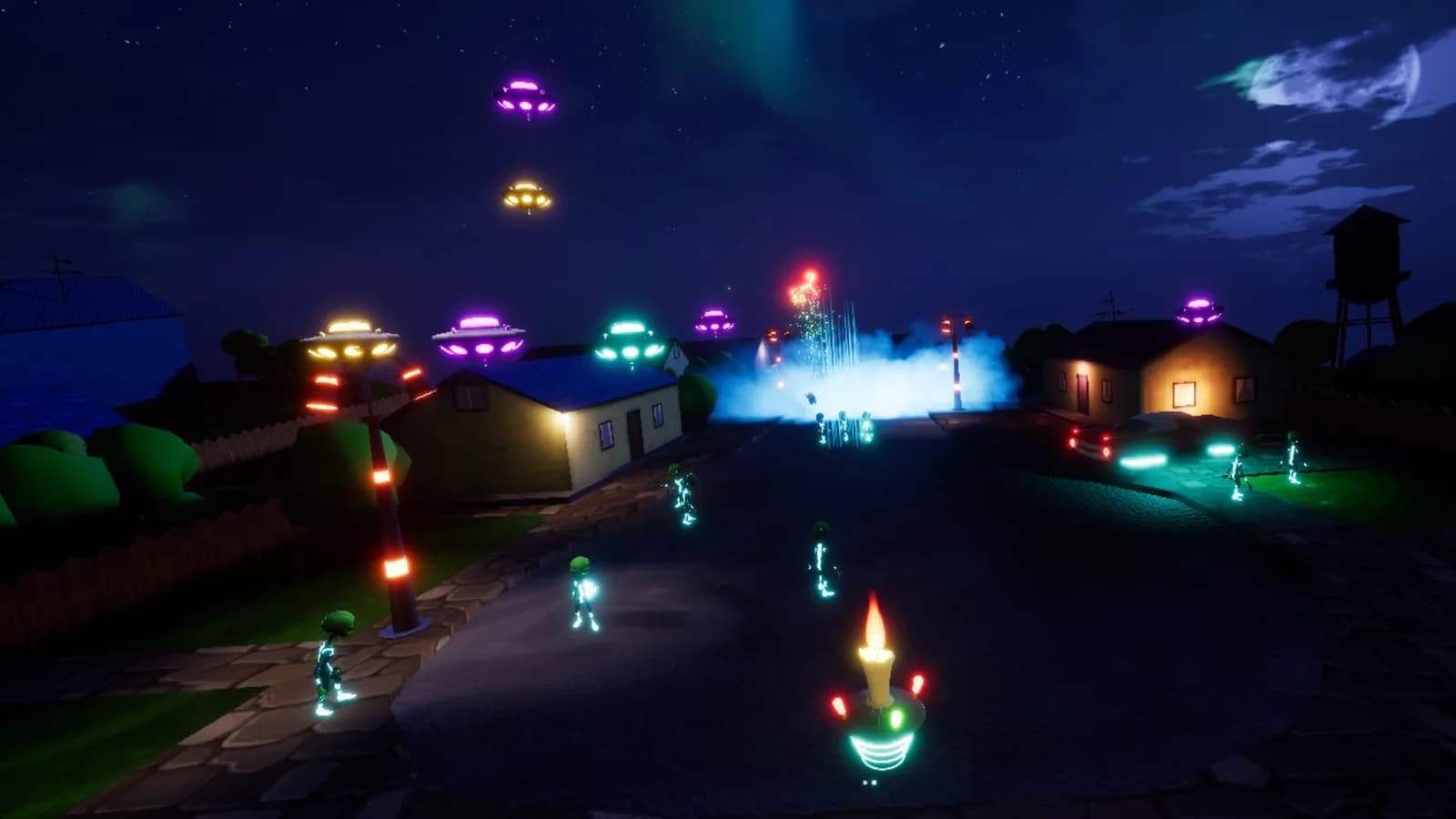 Aliens In The Yard — скриншот