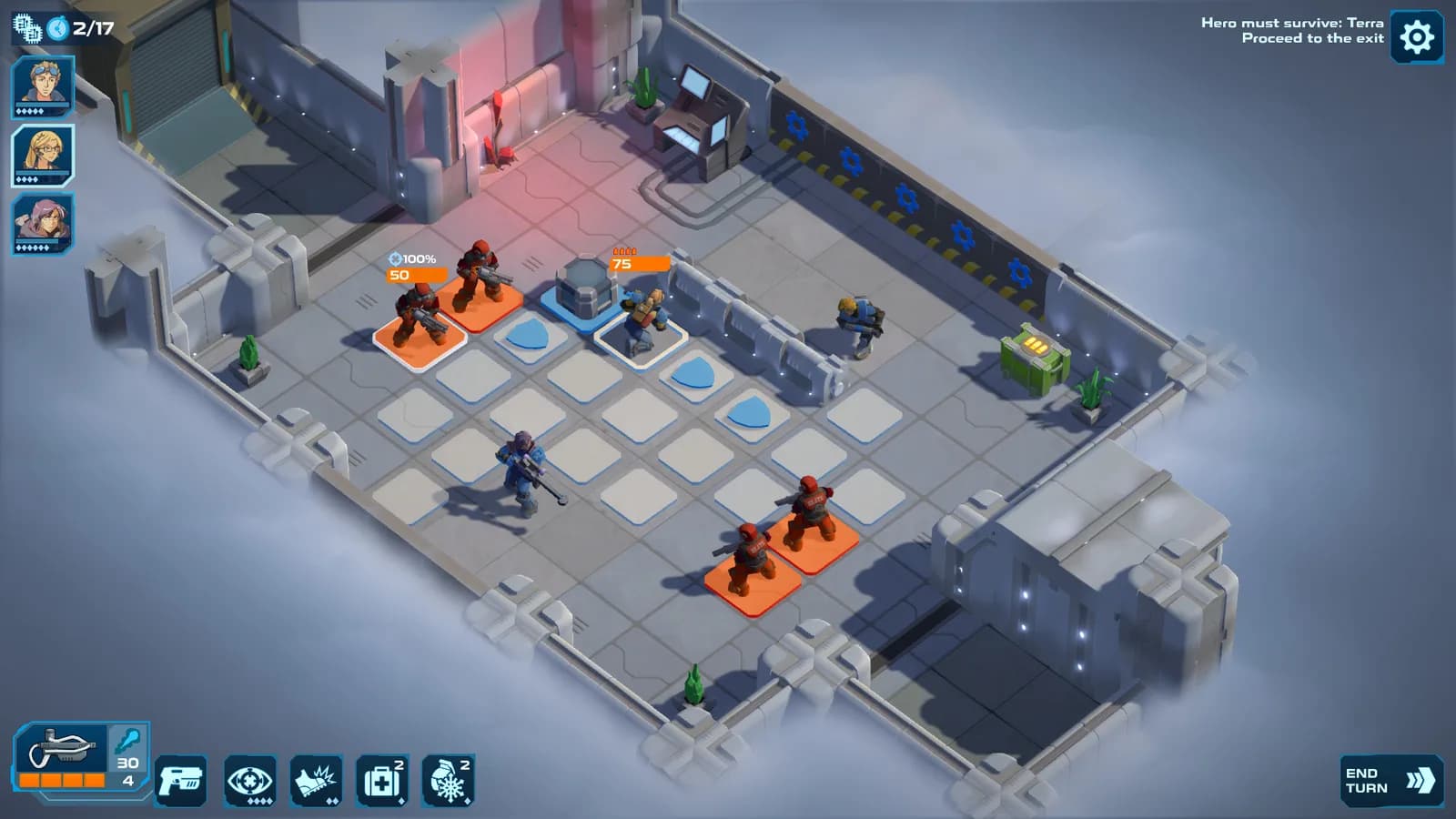 Spaceland: Sci-Fi Indie Tactics — скриншот