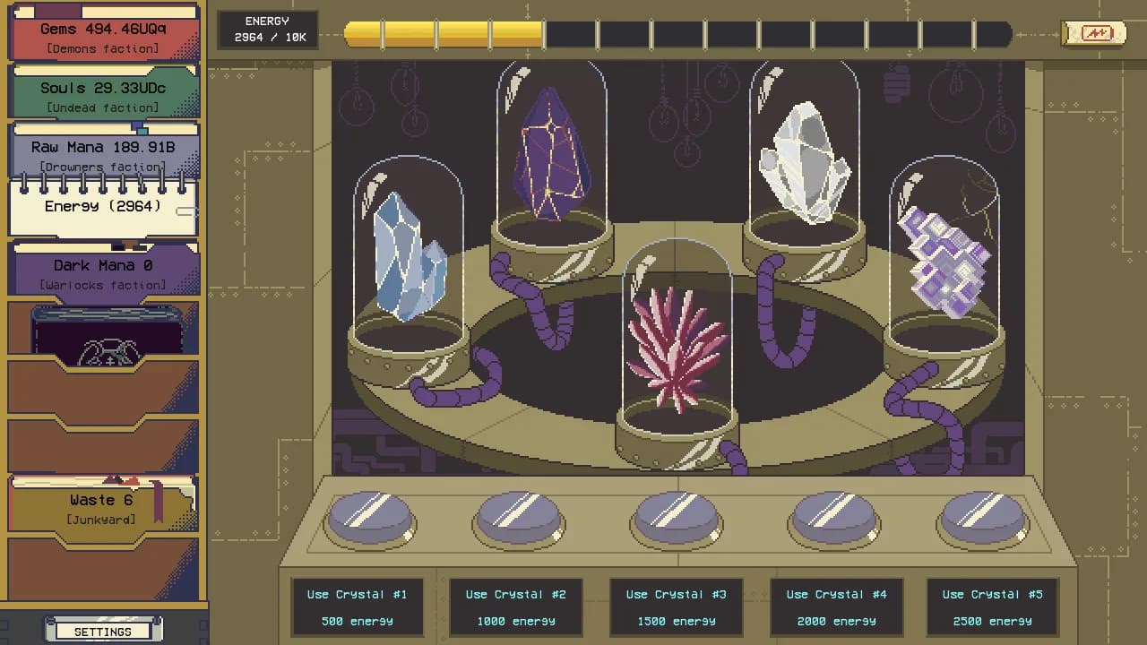 Underworld Idle — скриншот