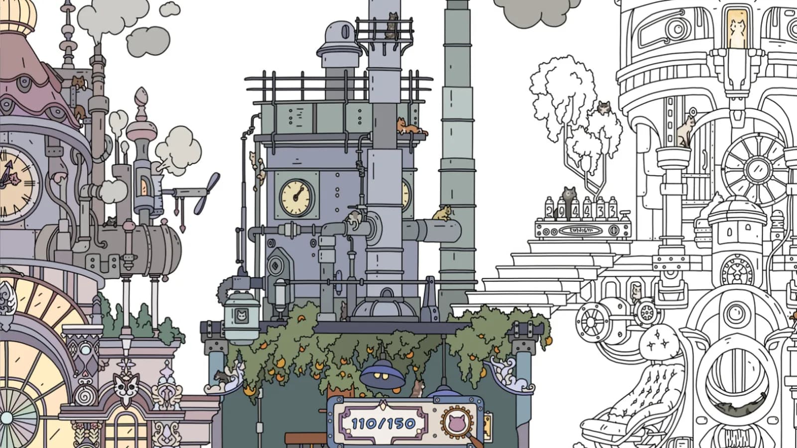 FIND KITTENS 3: Steampunk — скриншот