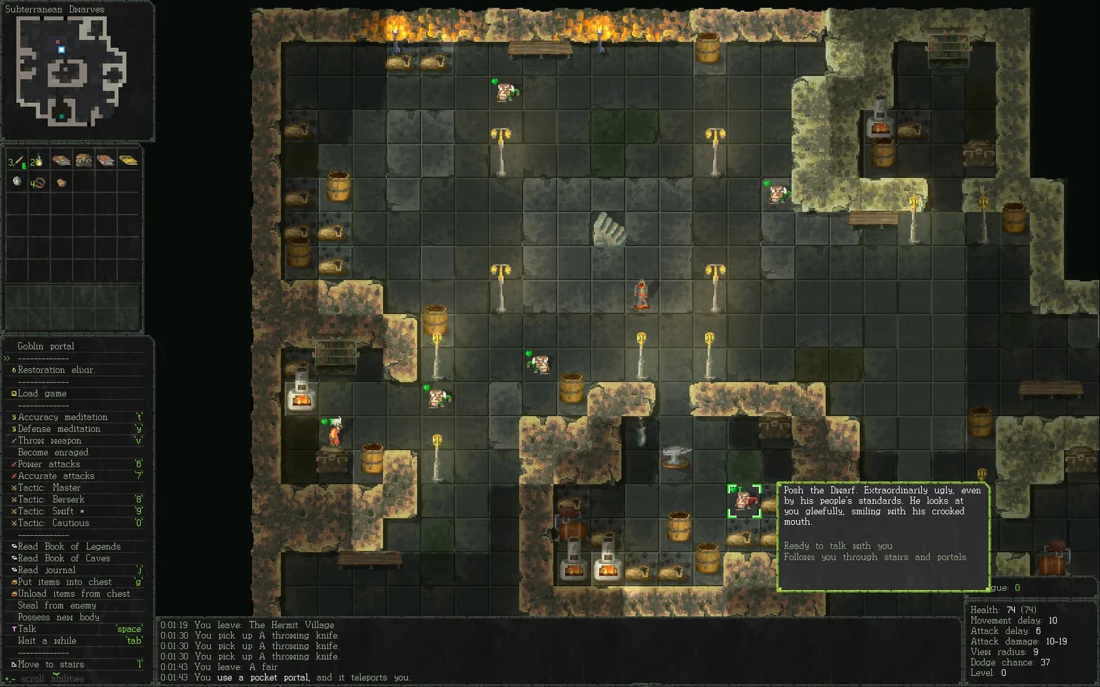 Vanilla Bagel: The Roguelike — скриншот