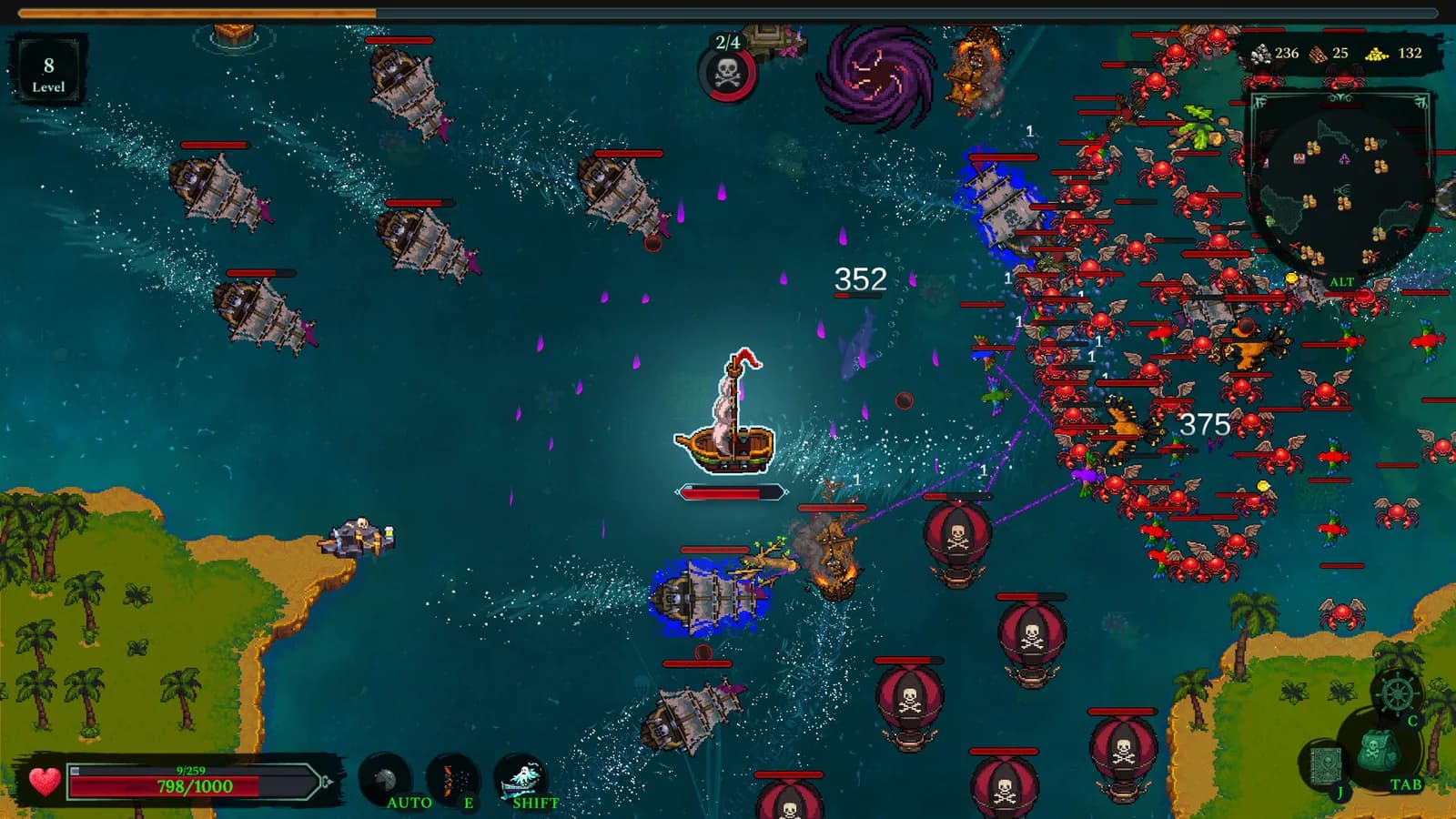 Curse of Pirates — скриншот