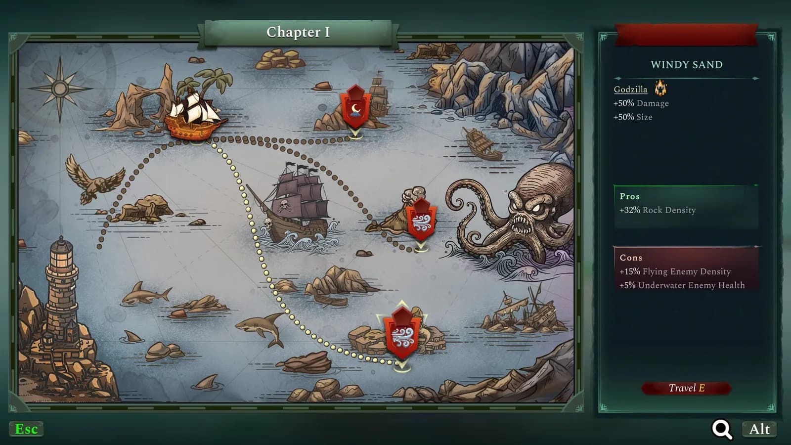 Curse of Pirates — скриншот