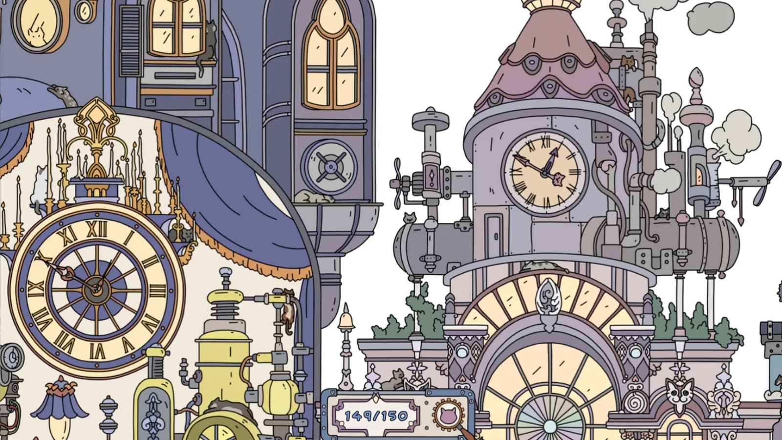 FIND KITTENS 3: Steampunk — скриншот