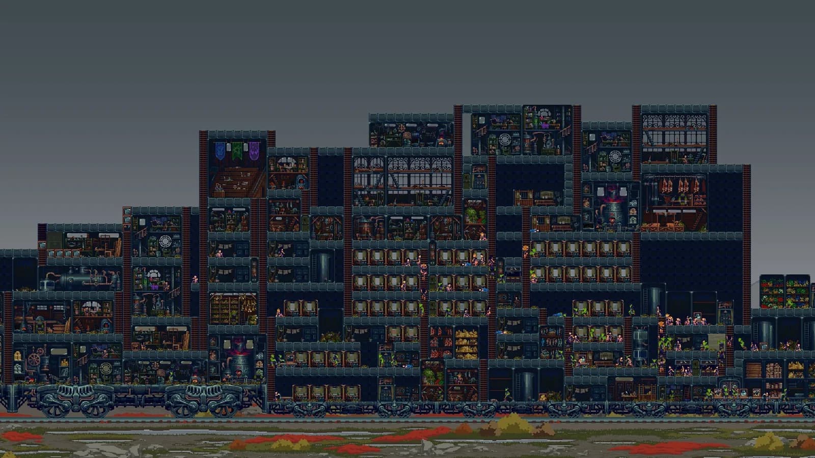 Steel Artery: Train City Builder — скриншот