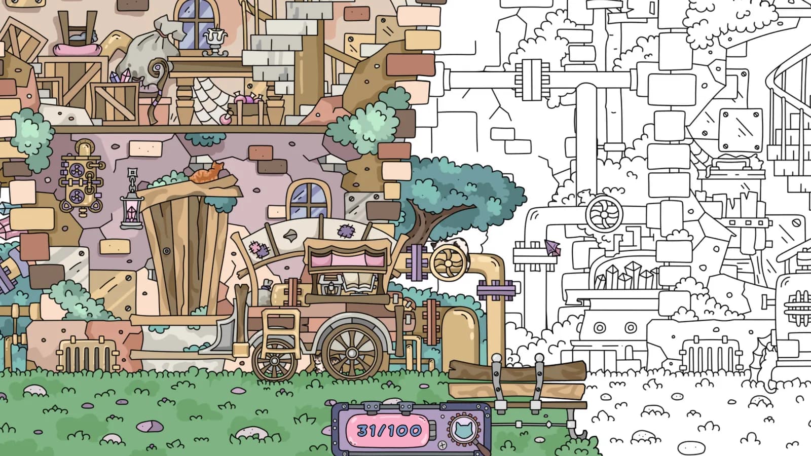 FIND KITTENS 4: Aetherpunk — скриншот
