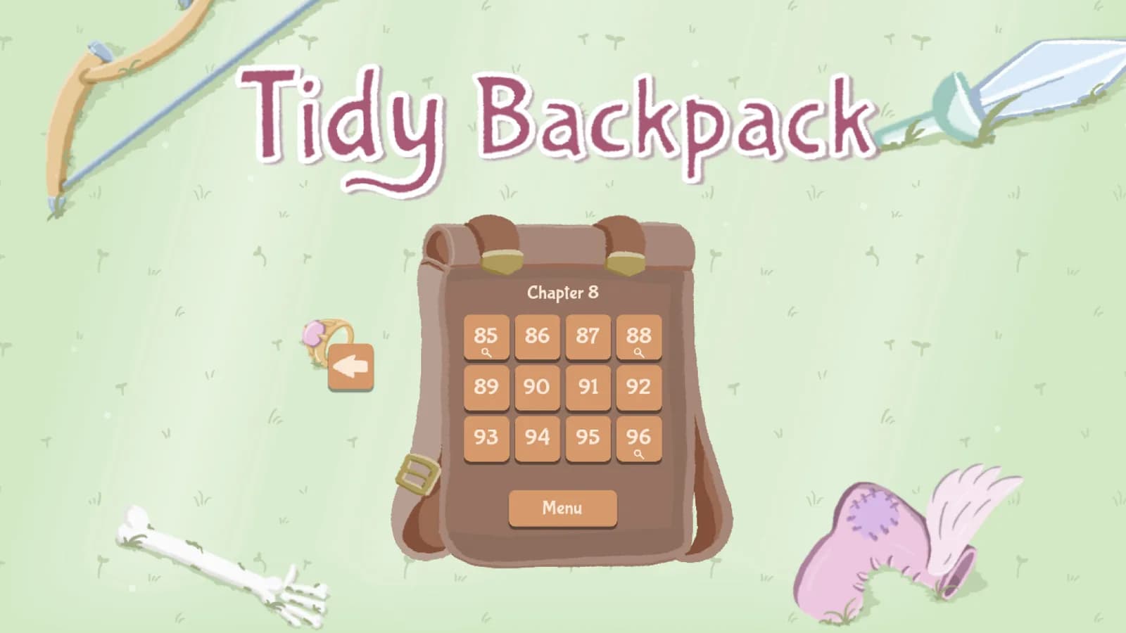 Tidy Backpack — скриншот