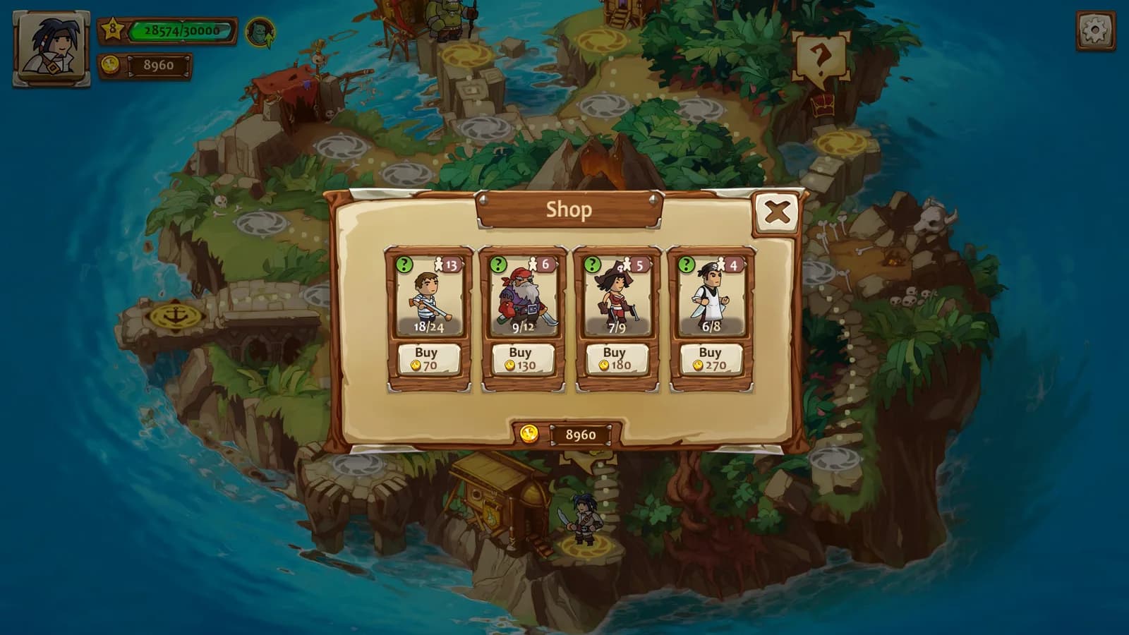 Braveland Pirate — скриншот
