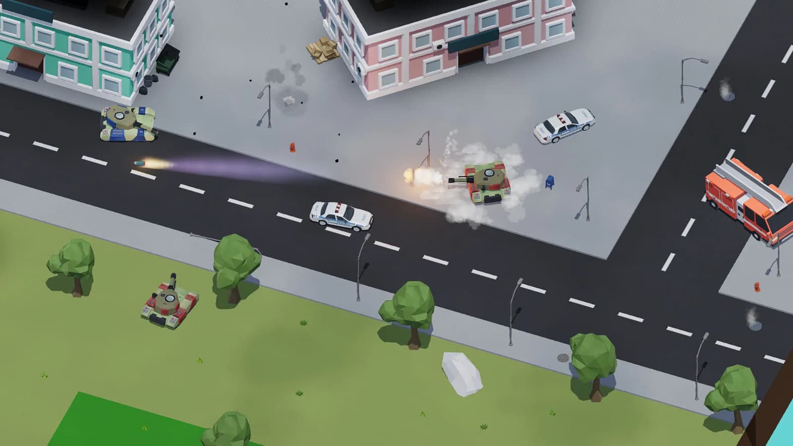 Tank Rampage — скриншот